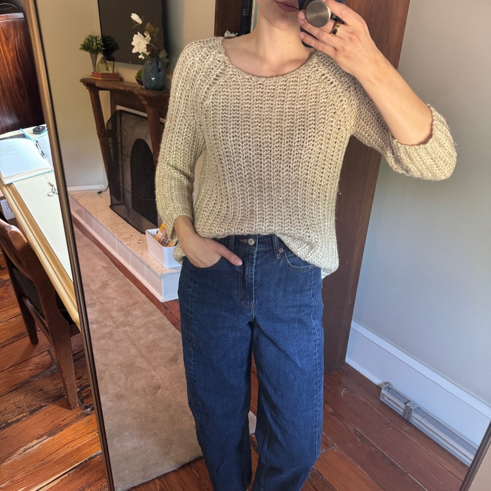 Knitted and Knotted Sunstitch Pullover